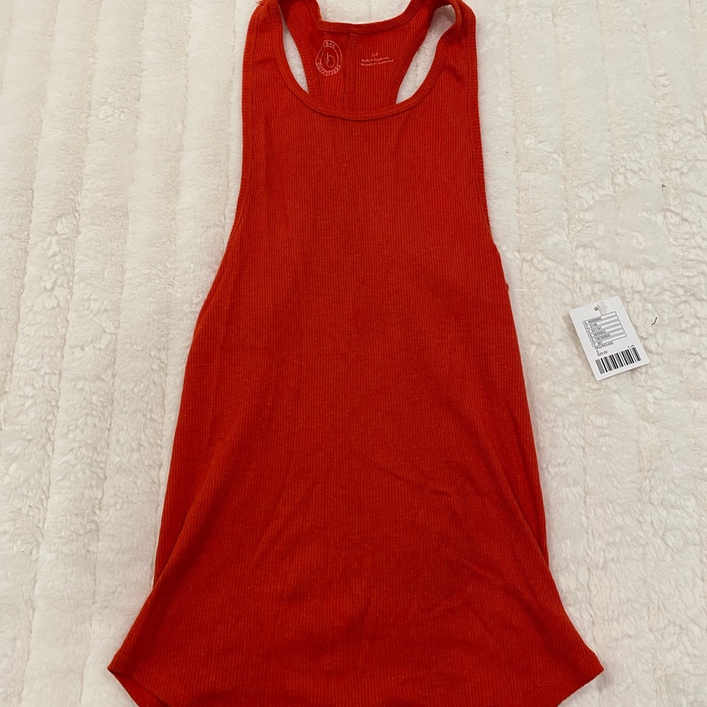Urban outfitters red / orange high neck tank
